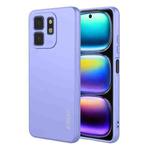 For Infinix Hot 50i / Smart 9 / Smart 9 HD ENKAY Liquid Silicone Soft Shockproof Phone Case(Purple)