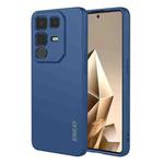 For Infinix Note 50 Pro+ 5G ENKAY Liquid Silicone Soft Shockproof Phone Case(Dark Blue)