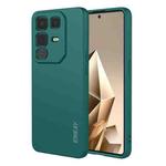 For Infinix Note 50 Pro+ 5G ENKAY Liquid Silicone Soft Shockproof Phone Case(Dark Green)
