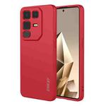 For Infinix Note 50 Pro+ 5G ENKAY Liquid Silicone Soft Shockproof Phone Case(Red)