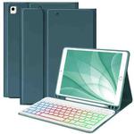 For iPad Air 11 2024 / 2025 Magnetic Bluetooth Color Keyboard Case(Dark Night Green)