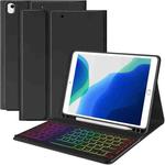 For iPad Air 2022 / 2020 10.9 Magnetic Bluetooth Color Keyboard Case(Premium Black)