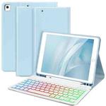 For iPad Air 2022 / 2020 10.9 Magnetic Bluetooth Color Keyboard Case(Sky Blue)