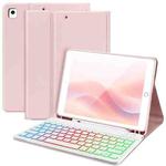 For iPad Air 2022 / 2020 10.9 Magnetic Bluetooth Color Keyboard Case(Cherry Pink)