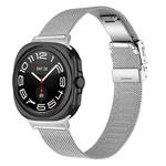 For Samsung Galaxy Watch Ultra 47mm / Ultra 2025 Turtle Buckle Milanese Metal Watch Band(Silver)