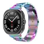 For Samsung Galaxy Watch Ultra 47mm / Ultra 2025 Three Beads Stainless Steel Watch Band(Seven Colors)