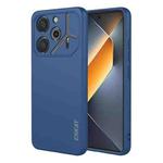 For Tecno Pova 6 4G ENKAY Liquid Silicone Soft Shockproof Phone Case(Dark Blue)