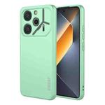 For Tecno Pova 6 4G ENKAY Liquid Silicone Soft Shockproof Phone Case(Light Green)