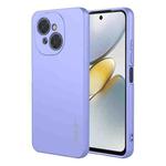 For Tecno Spark Go 1 / Pop 9 ENKAY Liquid Silicone Soft Shockproof Phone Case(Purple)