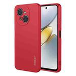 For Tecno Spark Go 1 / Pop 9 ENKAY Liquid Silicone Soft Shockproof Phone Case(Red)