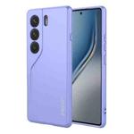 For Tecno Camon 40 4G ENKAY Liquid Silicone Soft Shockproof Phone Case(Purple)