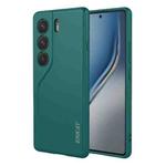 For Tecno Camon 40 Pro 4G ENKAY Liquid Silicone Soft Shockproof Phone Case(Dark Green)