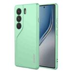 For Tecno Camon 40 Pro 4G ENKAY Liquid Silicone Soft Shockproof Phone Case(Light Green)