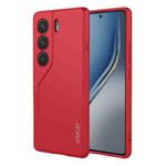 For Tecno Camon 40 Pro 4G ENKAY Liquid Silicone Soft Shockproof Phone Case(Red)