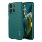 For Motorola Moto G Play 2025 / G 5G 2025 ENKAY Liquid Silicone Soft Shockproof Phone Case(Dark Green)