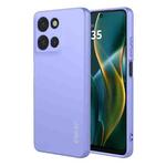 For Motorola Moto G Play 2025 / G 5G 2025 ENKAY Liquid Silicone Soft Shockproof Phone Case(Purple)