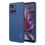 For Motorola Moto G Power 5G 2025 ENKAY Liquid Silicone Soft Shockproof Phone Case(Dark Blue)