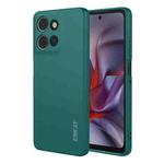 For Motorola Moto G Power 5G 2025 ENKAY Liquid Silicone Soft Shockproof Phone Case(Dark Green)