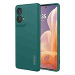 For Motorola Edge 50 Fusion 5G ENKAY Liquid Silicone Soft Shockproof Phone Case(Dark Green)