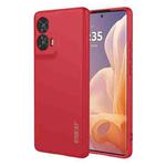 For Motorola Edge 50 Fusion 5G ENKAY Liquid Silicone Soft Shockproof Phone Case(Red)