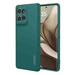 For Motorola Edge 50 Neo ENKAY Liquid Silicone Soft Shockproof Phone Case(Dark Green)