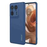 For Motorola Edge 50 Ultra 5G ENKAY Liquid Silicone Soft Shockproof Phone Case(Dark Blue)