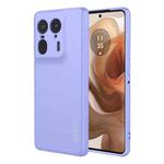 For Motorola Edge 50 Ultra 5G ENKAY Liquid Silicone Soft Shockproof Phone Case(Purple)