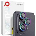 For Honor 400 Pro Global 160.8mm NORTHJO Camera Lens Protector CD Metal Ring Tempered Glass Film(Colorful)