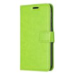 Crazy Horse Texture Horizontal Flip Leather Case with Holder & Card Slots & Wallet & Photo Frame for Galaxy S10(green)