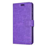 Crazy Horse Texture Horizontal Flip Leather Case with Holder & Card Slots & Wallet & Photo Frame for Galaxy S10(purple)