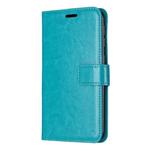 Crazy Horse Texture Horizontal Flip Leather Case with Holder & Card Slots & Wallet & Photo Frame for Galaxy S10 plus(blue)