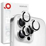 For iPhone 15 Pro / 15 Pro Max NORTHJO Camera Lens Protector Clear Ring Tempered Glass Film(Clear)
