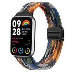 For Xiaomi Smart Band 9 Pro / Redmi Watch 5 Slim Magnetic Buckle Braided Loop Watch Band(Camouflage Colorful)