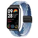 For Xiaomi Smart Band 9 Pro / Redmi Watch 5 Slim Magnetic Buckle Braided Loop Watch Band(Blueberry)