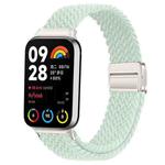 For Xiaomi Smart Band 9 Pro / Redmi Watch 5 Slim Magnetic Buckle Braided Loop Watch Band(Pale Mint)