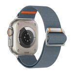 For Apple Watch 46mm / 49mm / 45mm / 44mm Watchman Mechanical Buckle Nylon Watch Band(Dark Gray)
