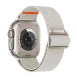 For Apple Watch 42mm / 41mm / 40mm / 38mm Watchman Mechanical Buckle Nylon Watch Band(Starlight)