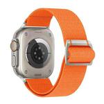 For Apple Watch 42mm / 41mm / 40mm / 38mm Watchman Mechanical Buckle Nylon Watch Band(Orange)