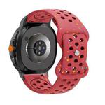For Samsung Galaxy Watch8 / Watch8 Classic Eco-Friendly Granular Colorful Dots Silicone Watch Band(Red)