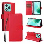 For Honor 400 Lite ENKAY RFID Blocking Wallet Kickstand Litchi Texture Leather Phone Case(Red)