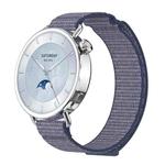 For Xiaomi Watch S4 41mm Quick Release Two Section Braided Nylon Loop Watch Band(Midnight Blue)