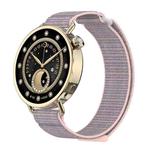 For Xiaomi Watch S4 41mm Quick Release Two Section Braided Nylon Loop Watch Band(Pink Sand)