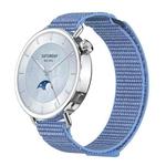 For Xiaomi Watch S4 41mm Quick Release Two Section Braided Nylon Loop Watch Band(Cape Blue)