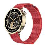 For Xiaomi Watch S4 41mm Quick Release Two Section Braided Nylon Loop Watch Band(China Red)