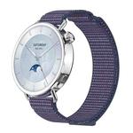For Xiaomi Watch S4 41mm Quick Release Two Section Braided Nylon Loop Watch Band(Indigo)