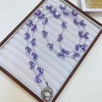 Drop Crystal Crosses The Phone Chain(Purple)