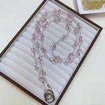 Drop Crystal Crosses The Phone Chain(Pink)