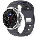 For Samsung Galaxy Watch8 / Watch8 Classic Reverse Buckle Single Color Silicone Watch Band(Gray)