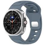 For Samsung Galaxy Watch8 / Watch8 Classic Reverse Buckle Single Color Silicone Watch Band(Rock Green)