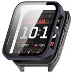 For Garmin Venu X1 Tempered Film Integrated PC Watch Protective Cover(Ink Blue)